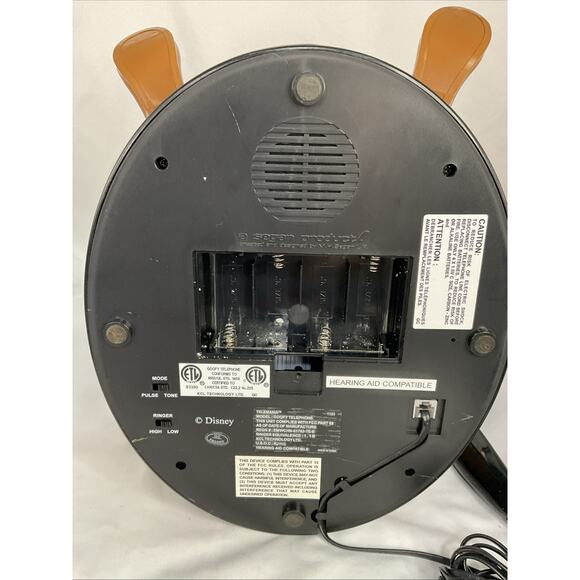 Vintage Disney Talking And Animated Goofy Corded Telephone 90s Tested Works - Picture 6 of 6